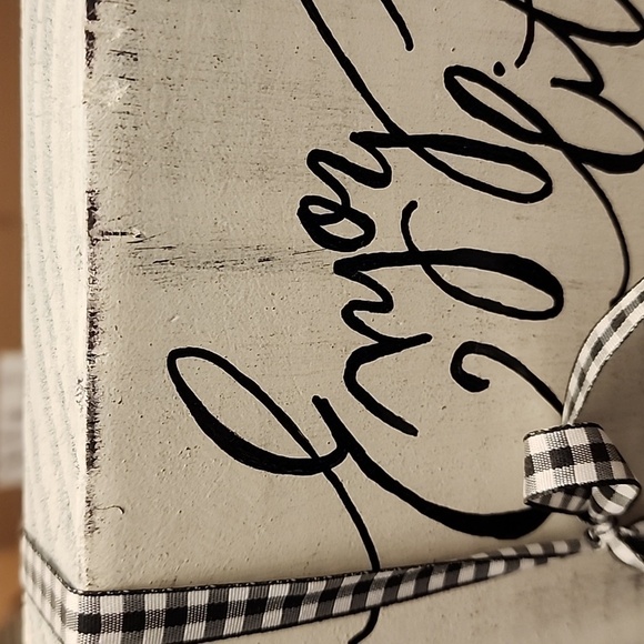 “Enjoy the Little Things” Wall Decor Handpainted - Picture 4 of 4